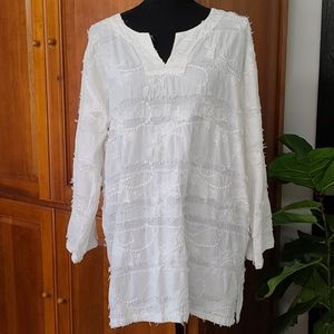 Beachy cotton coverup